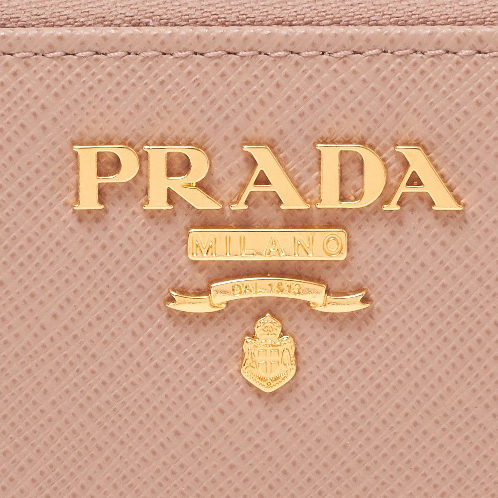 プラダ 長財布 【SAFFIANO METAL】 1ML506 QWA ベージュ系(F0236/CIPRIA) PRADA