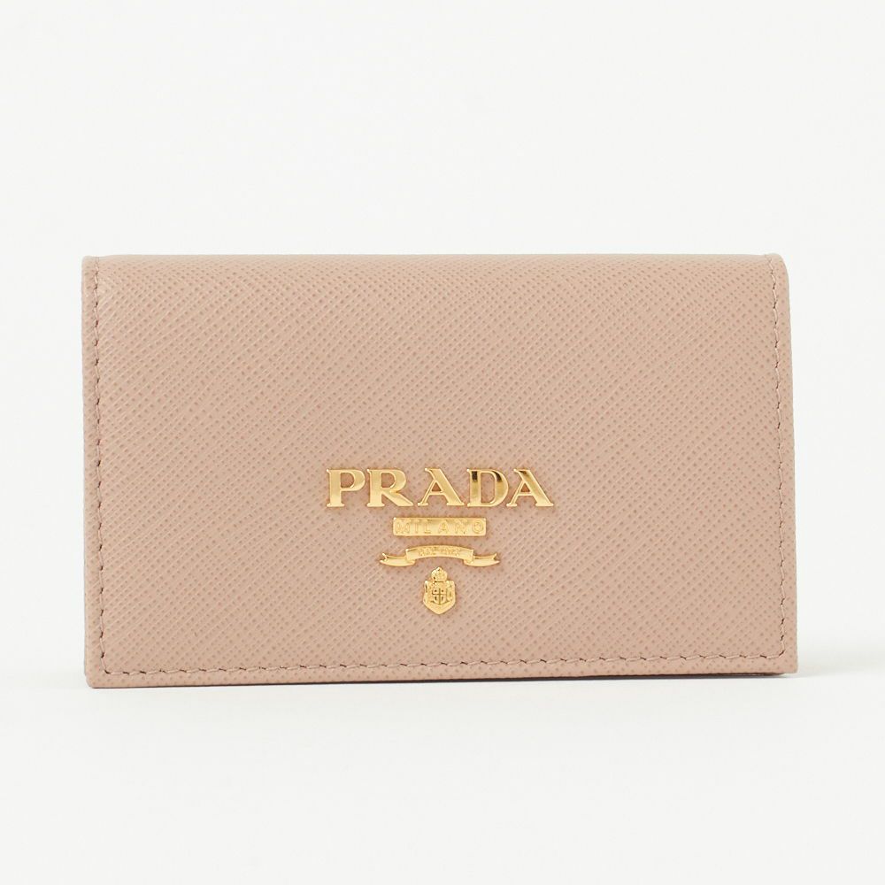 プラダ カードケース 【SAFFIANO METAL】 1MC122 QWA ベージュ系(F0236 CIPRIA) PRADA
