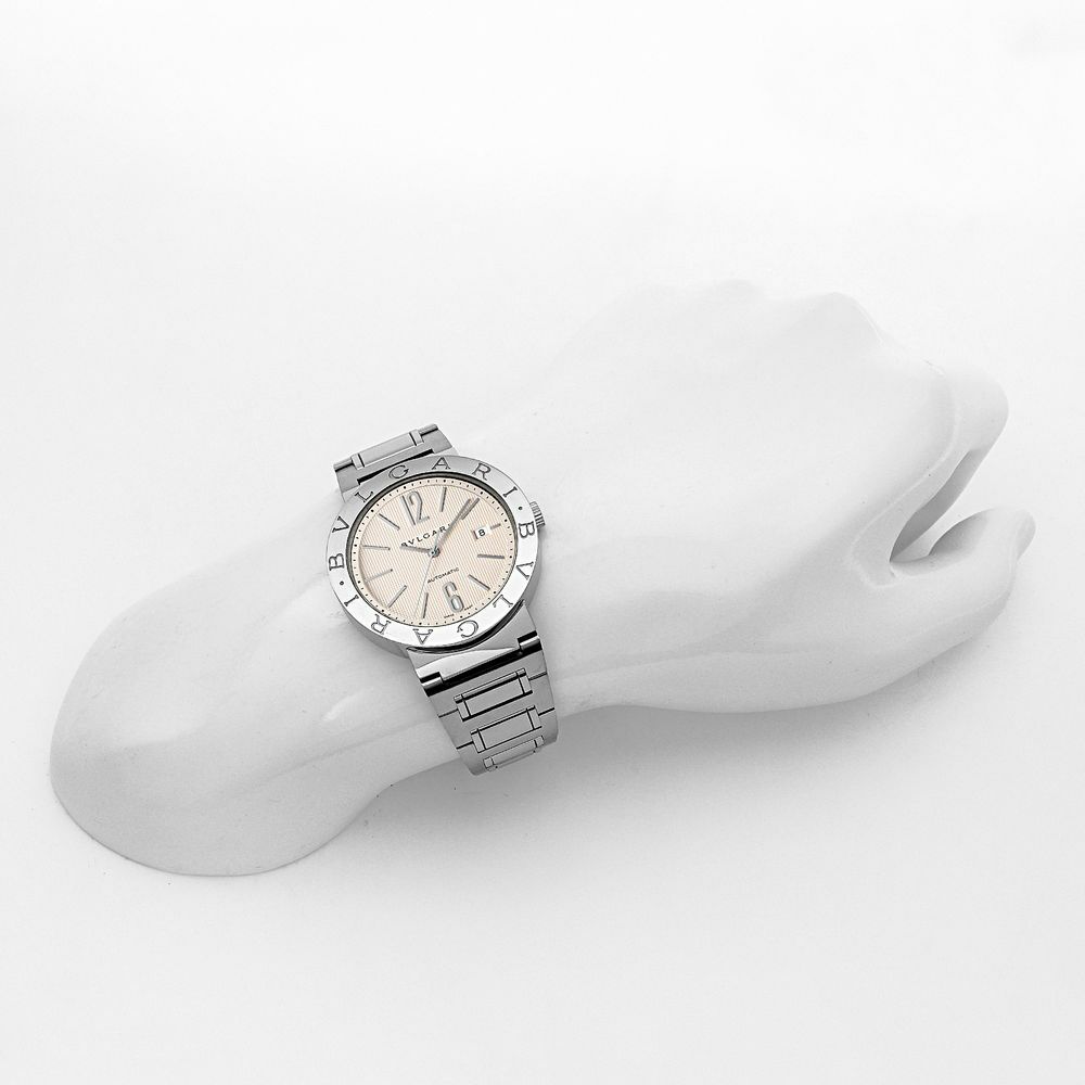 ブルガリ 腕時計 メンズウォッチ 【BVLGARI BVLGARI：ブルガリ ブルガリ】 BB42WSSDAUTO WHITE/SILVER BVLGARI