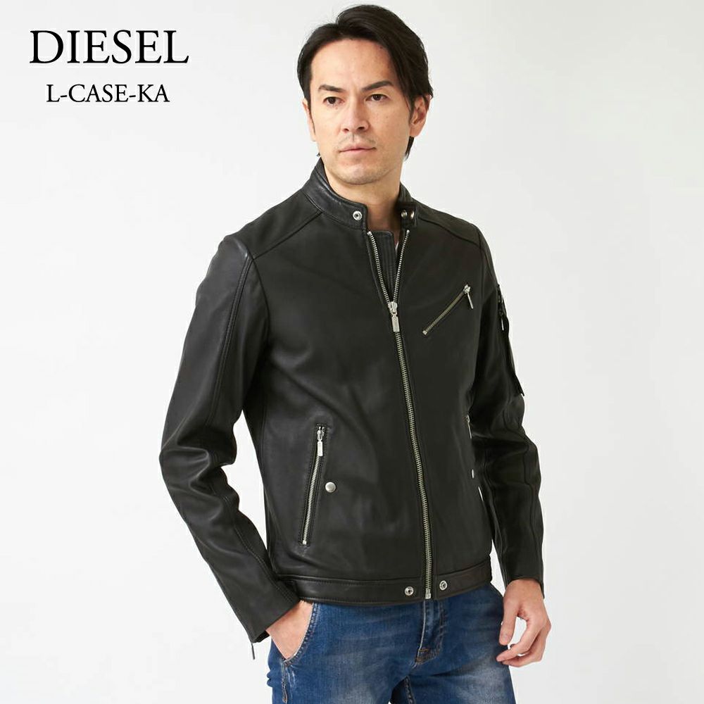 ディーゼル メンズ レザージャケット ライダース L Case Ka A 0jaye ブラック 9xx Diesel 海外ブランド ファッション通販 X Sell エクセル