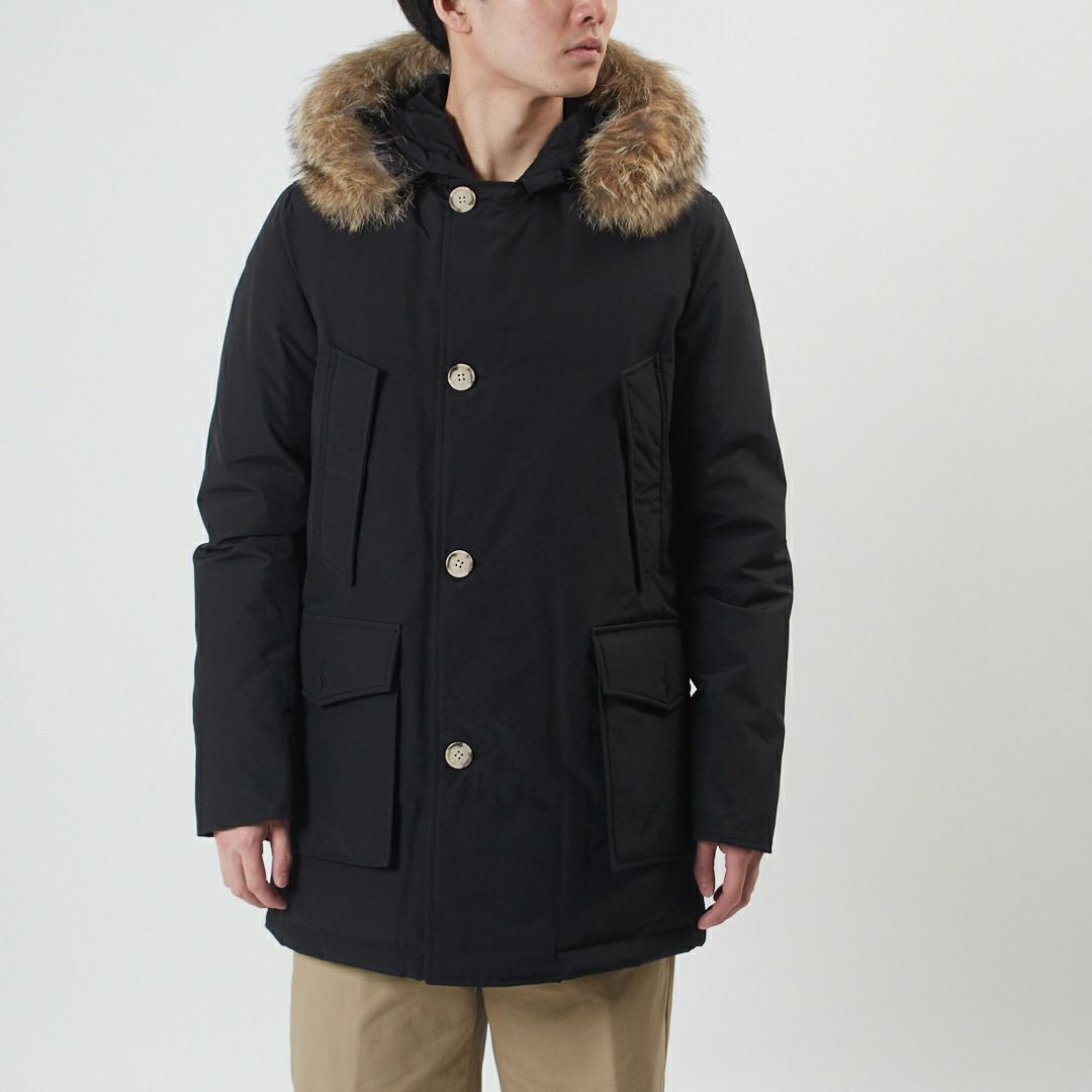 ウールリッチ WOOLRICH メンズ ダウンコート ARCTIC DETACHABLE FUR PARKA アークティック デタッチャブル ファー パーカ CFWOOU0482 MRUT0001-23 ブラック