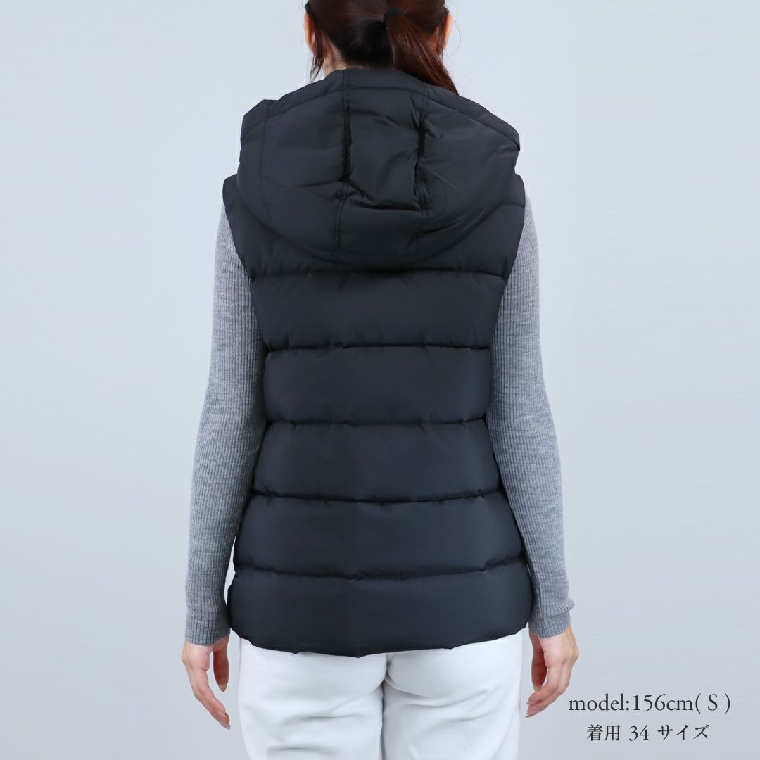 ピレネックス PYRENEX レディース ダウンベスト SPOUTNIC 2 VEST HWS004P 0009 BLACK