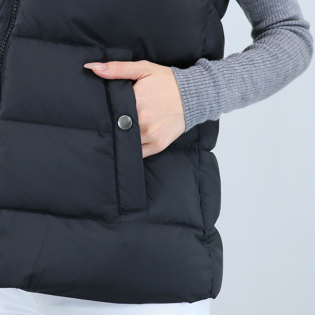 ピレネックス PYRENEX レディース ダウンベスト SPOUTNIC 2 VEST HWS004P 0009 BLACK