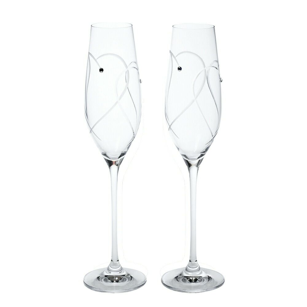 ウェッジウッド グラス セット プロミシス トゥーハーツ シャンパン ペア WEDGWOOD【お取り寄せ】