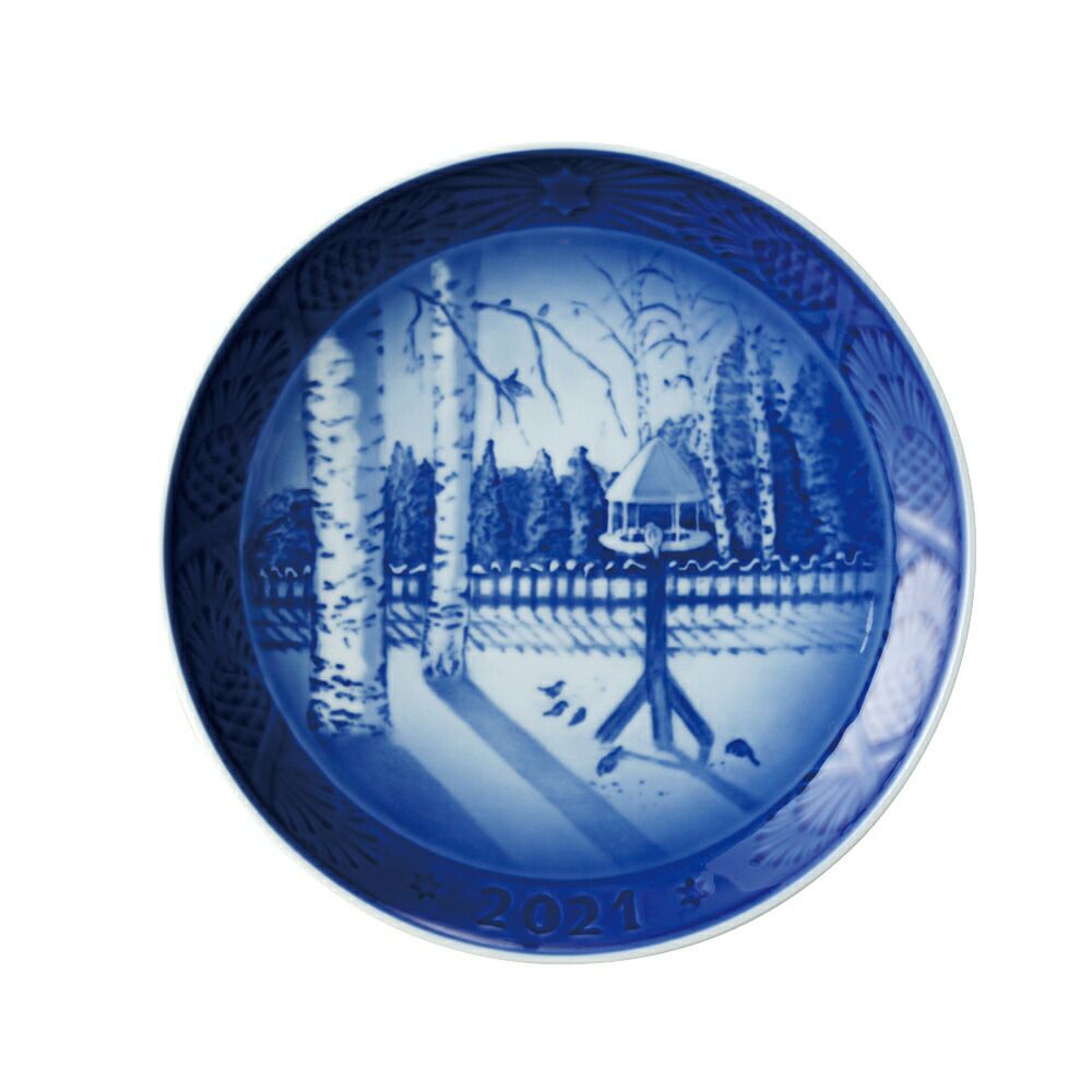 ロイヤルコペンハーゲン インテリア雑貨 飾り皿 イヤープレート 2021年 WINTER IN THE GARDEN ROYAL COPENHARGEN