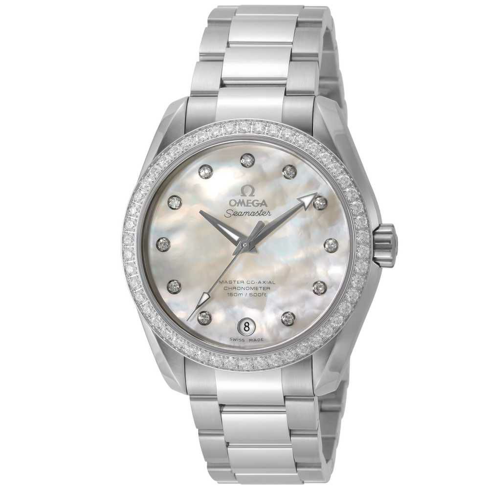 オメガ 腕時計 レディースウォッチ 【SEAMASTER：シーマスター】 AQUA TERRA 231.15.39.21.55.001 WHITE PEARL/SILVER OMEGA