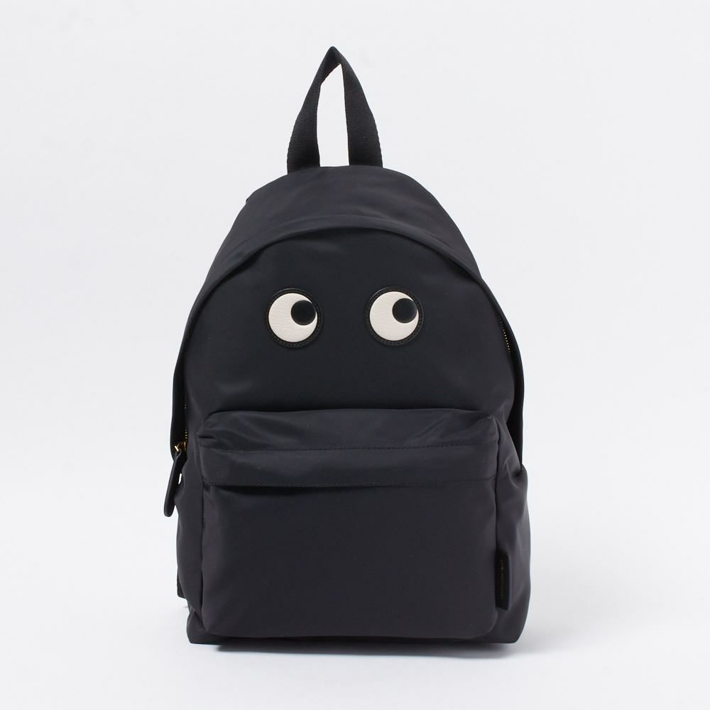 アニヤハインドマーチ リュックサック 【Backpack Eyes in Black Recycled Nylon】 152921 BLACK ANYA HINDMARCH