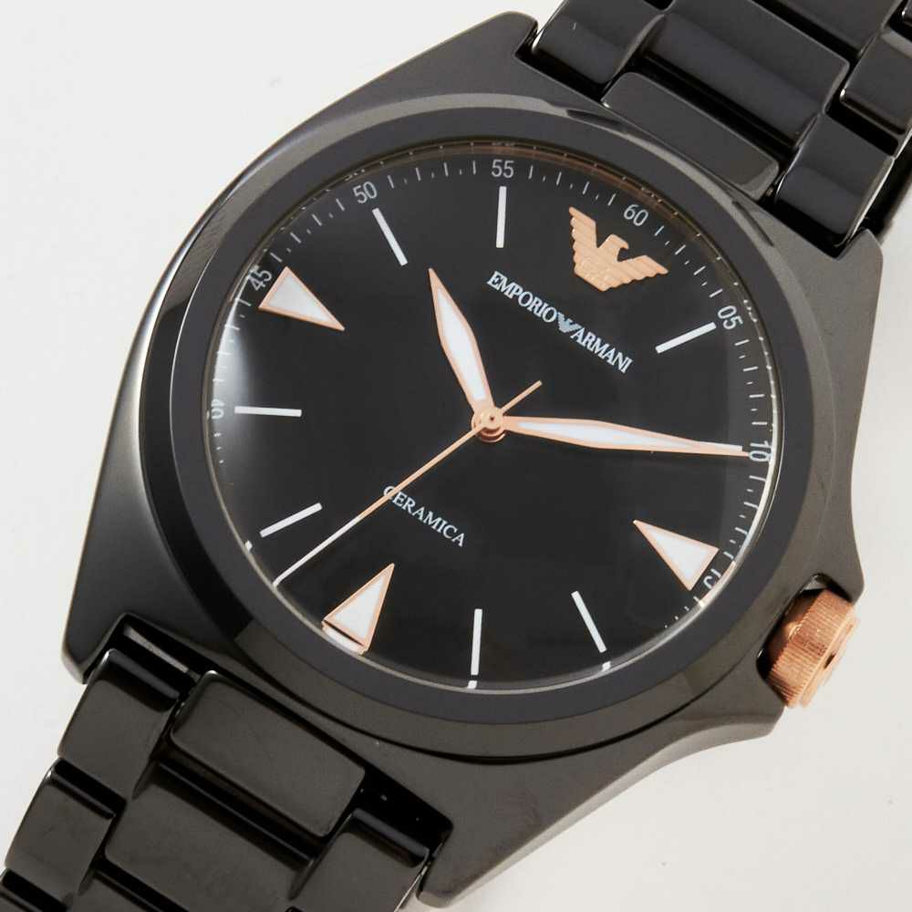 エンポリオアルマーニ 腕時計 メンズウォッチ AR70003 BLACK EMPORIO