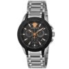 ヴェルサーチ 腕時計 メンズウォッチ 【CHARACTERCHRONO】 VEM800218 BLACK/SILVER VERSACE