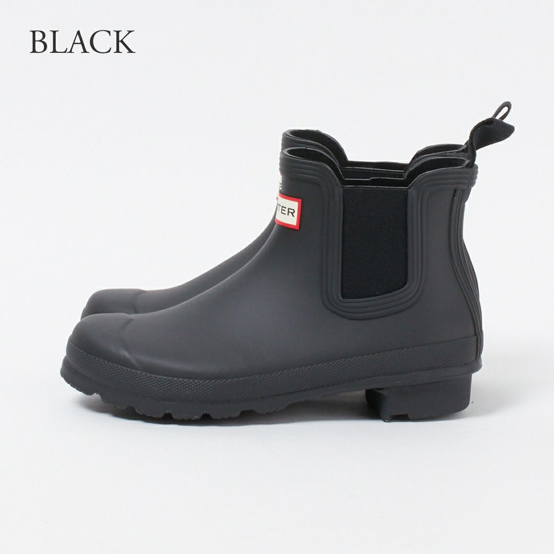 HUNTER シューズ レインブーツ 【CHELSEA：チェルシー】 WFS2078RMA ブラック(BLACK) ﾊﾝﾀｰ