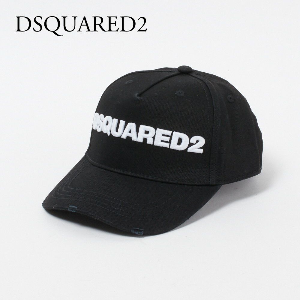 ディースクエアード キャップ BCM0028 05C00001 M063 ブラック（BLACK/WHITE） DSQUARED2