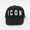 ディースクエアード キャップ 【ICON】 BCM4001 05C00001 M063 ブラック（BLACK/WHITE） DSQUARED2