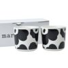 マリメッコ マグカップ ラテマグ 2個セット 【UNIKKO】 70637 190 WHITE/BLACK MARIMEKKO