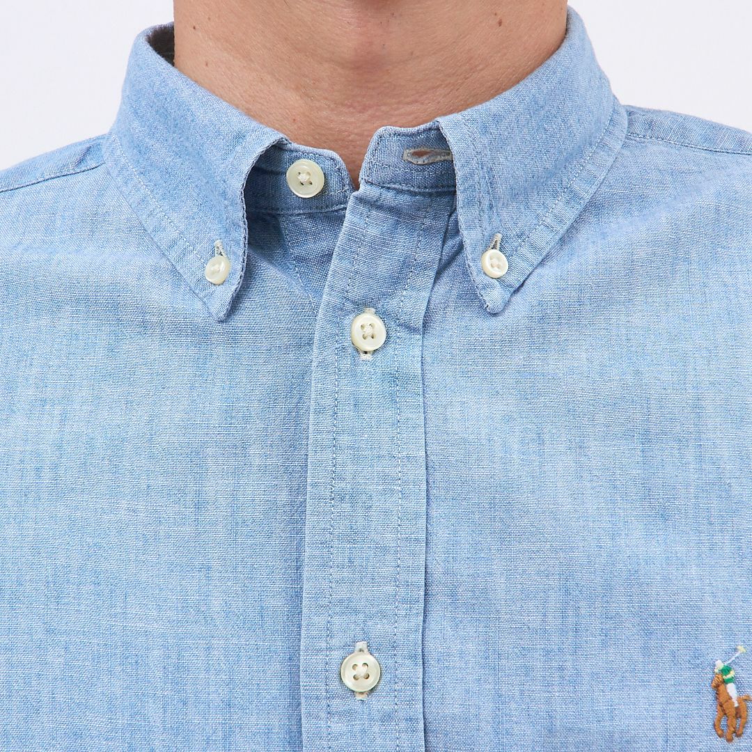 ポロ ラルフローレン 長袖シャツ 323703283001/323713843001 ボーイズライン(メンズ) CORE REPLEN BLUE POLO RALPH LAUREN