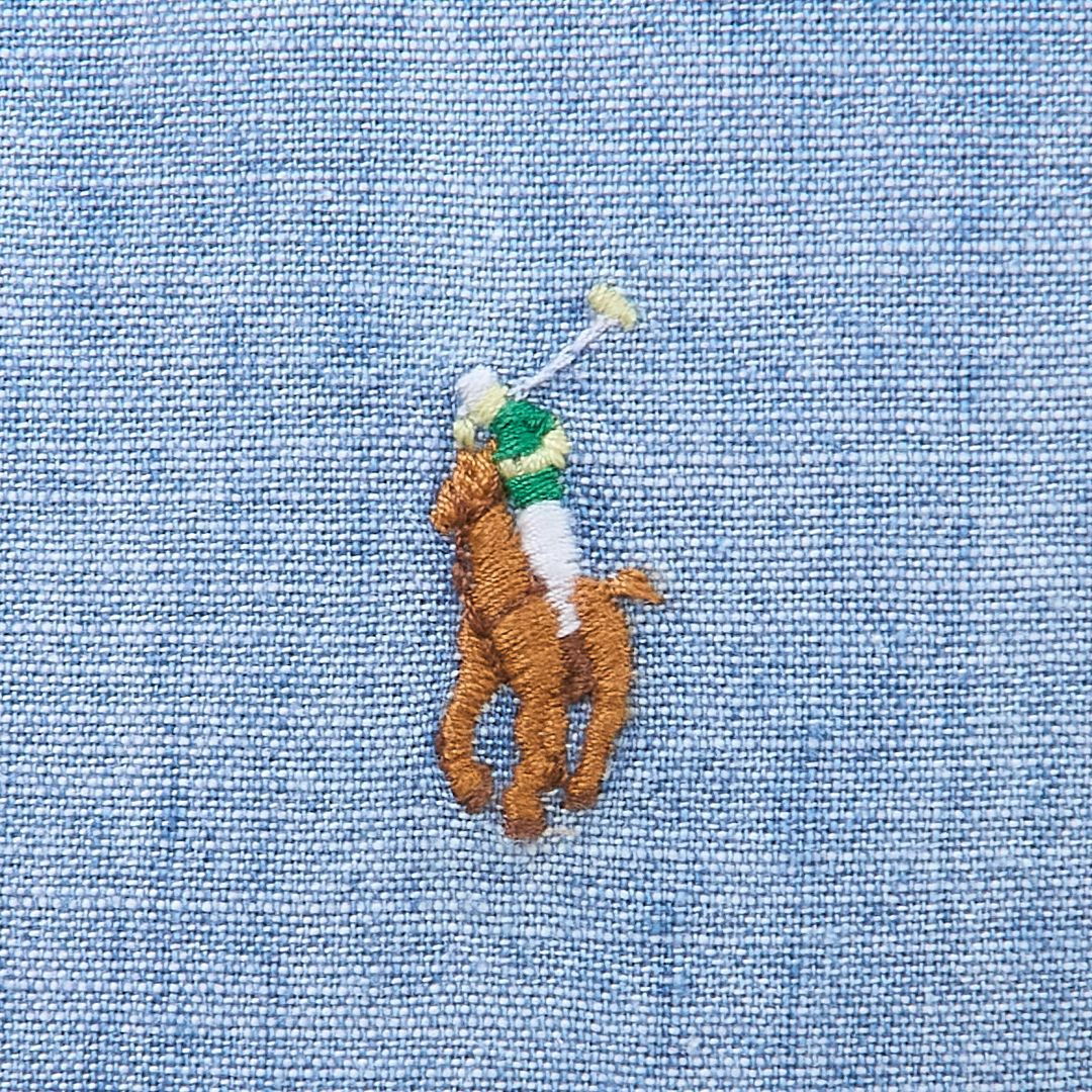 ポロ ラルフローレン 長袖シャツ 323703283001/323713843001 ボーイズライン(メンズ) CORE REPLEN BLUE POLO RALPH LAUREN