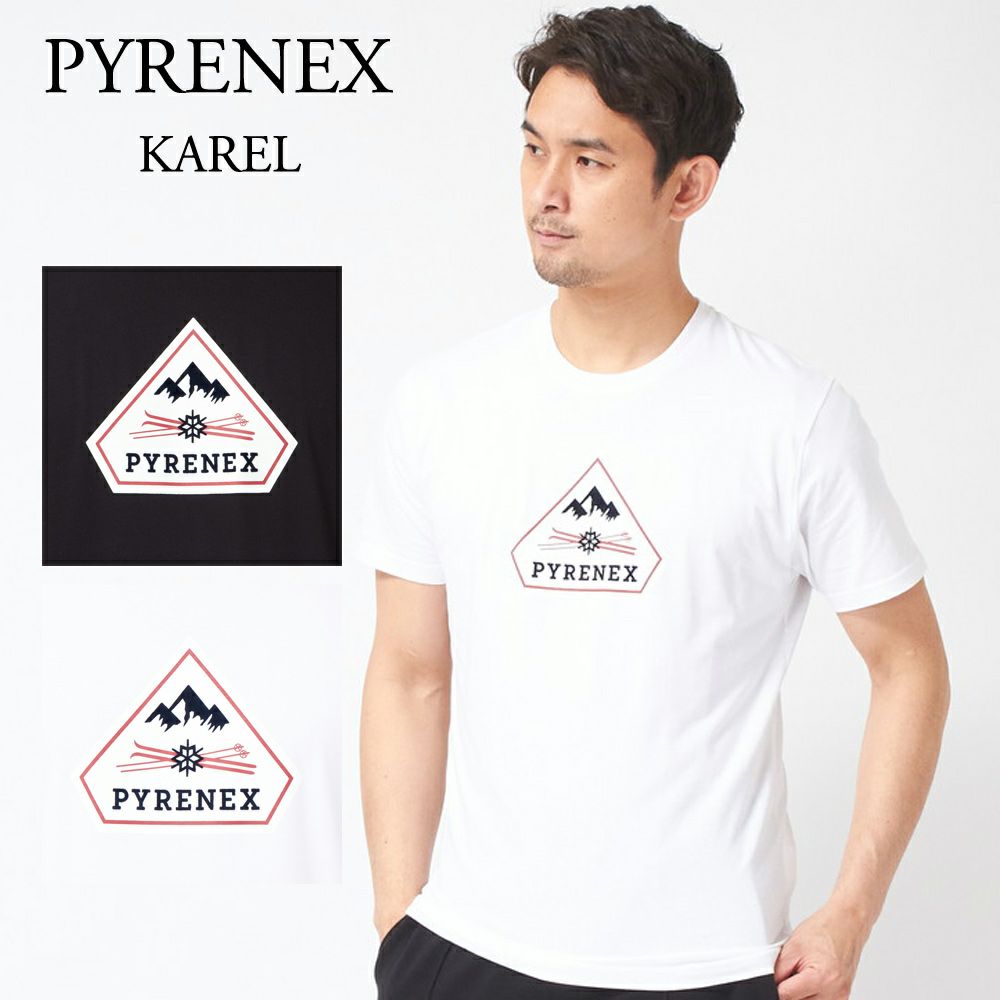 ピレネックス メンズ 半袖 ロゴ Tシャツ KAREL HMP024 選べるカラー PYRENEX