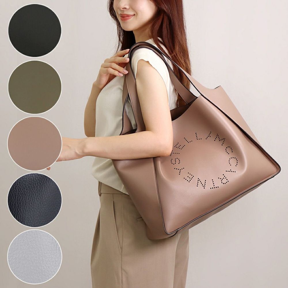 ステラマッカートニー トートバッグ 【LOGO：ロゴ】 502793 W8542 ブラック(1000 NERO) STELLA MCCARTNEY