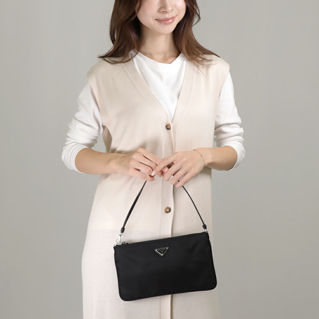プラダ ポーチ 【Re Nylon】 1NI545 R067 ブラック(F0002 NERO) PRADA