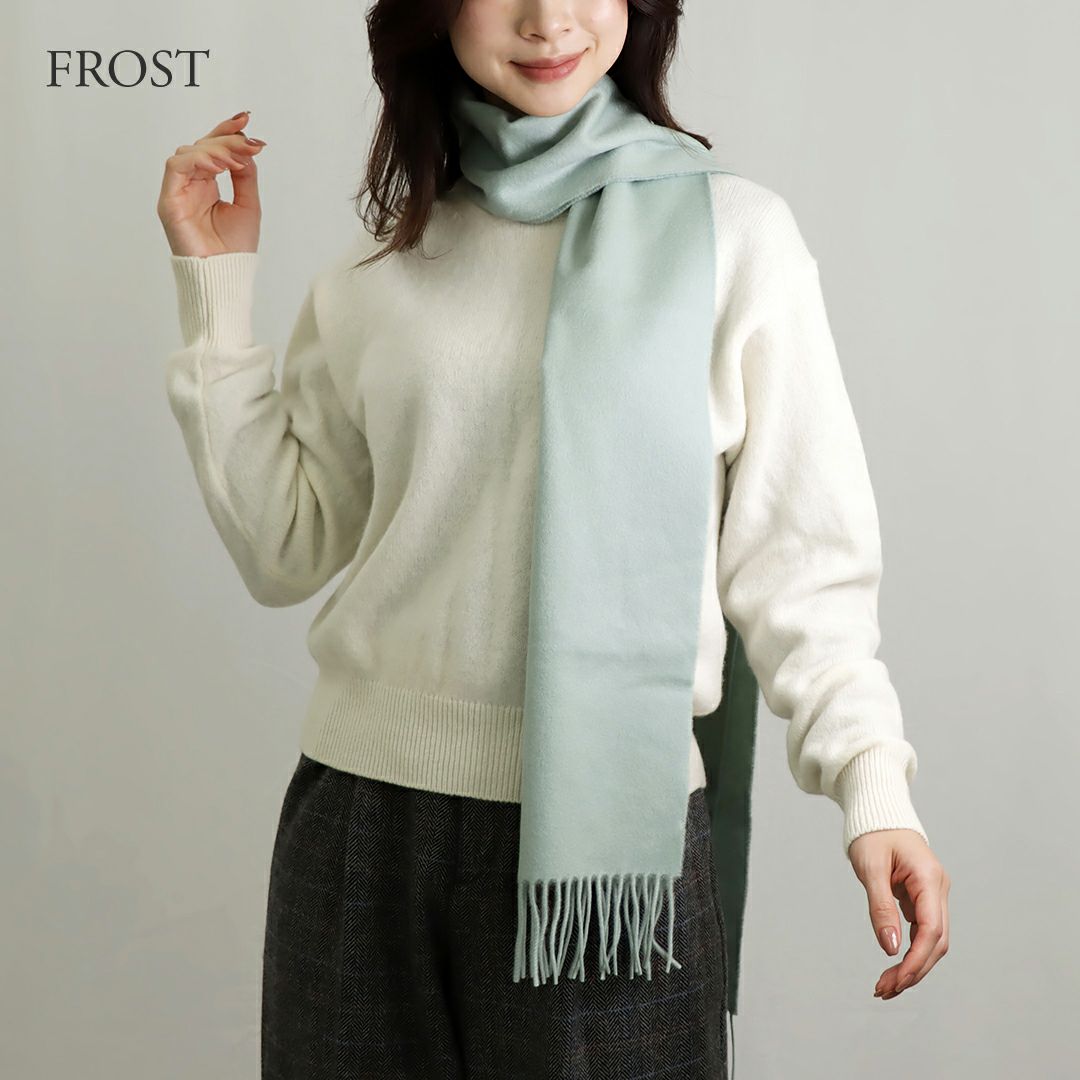ジョンストンズ マフラー 無地 カシミア 180×25cm PLAIN SCARF WA000016 選べるカラー JOHNSTONS
