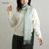 ジョンストンズ マフラー 無地 カシミア 180×25cm PLAIN SCARF WA000016 選べるカラー JOHNSTONS