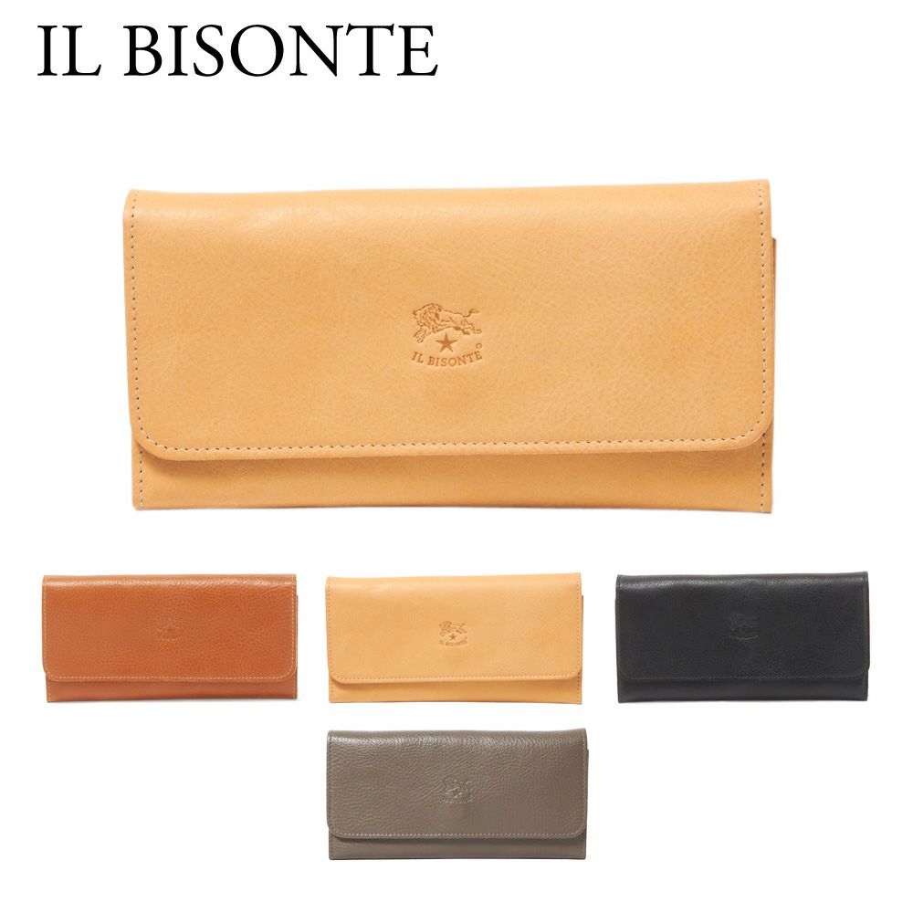 イルビゾンテ IL BISONTE 財布 長財布 SCW009 PV0005(C0775P) 選べるカラー