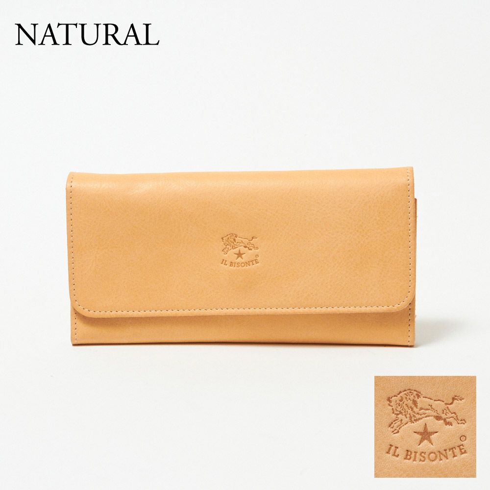 イルビゾンテ IL BISONTE 財布 長財布 SCW009 PV0005(C0775P) 選べるカラー