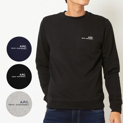 アーペーセー APC メンズ スウェット A.P.C. COFBQ|COEAS H27608 【スウェット トレーナー ロゴ】 |  海外ブランド・ファッション通販 | X-SELL エクセル