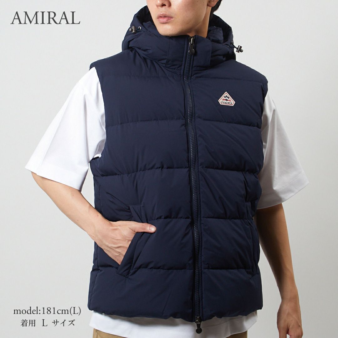 ピレネックス メンズ ダウン ベスト 【SPOUTNIC MINI RIPSTOP VEST：スプートニック ミニリップストップ ベスト】 HMS017P PYRENEX
