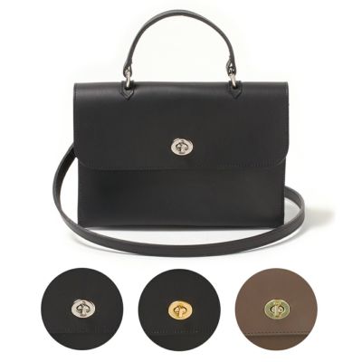 ミミベリー MIMI BERRY ショルダーバッグ ZOE B02857 BLACK/GOLD METAL