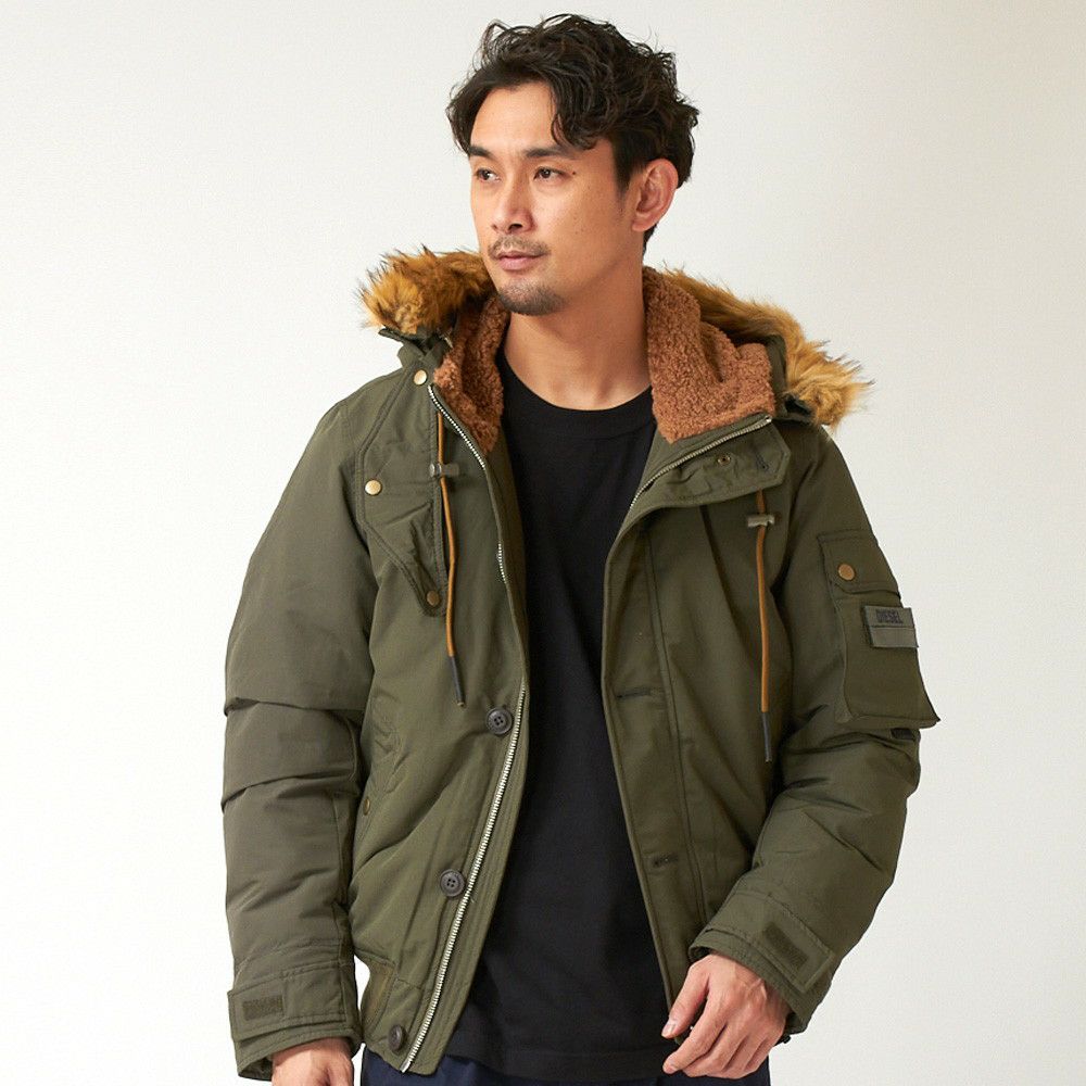 ディーゼル メンズ ジャケット 【W-JAME-21】 A02993 0IDAP KHAKI DIESEL