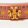 トリーバーチ バレッタ 【ROXANNE EMBELLISHED SMALL】 85650 ピンク系×マルチ(650 ROLLED GOLD/ PINK MULTI) TORYBURCH