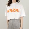 マルニ レディースロゴTシャツ THJET49EPH USCS11 LOW01 ホワイト系(LILY WHITE) MARNI