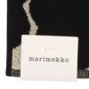 マリメッコ ミニタオル UNIKKO 71203 ブラック×サンド(99) MARIMEKKO