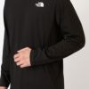 ノースフェイス メンズ 長袖Tシャツ 【EASY TEE イージーTEE】 NF0A2TX1 ブラック(TNF Black-Zinc Grey) THE NORTH FACE