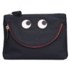 アニヤハインドマーチ ポーチ 【Happy Eyes：ハッピーアイズ】 152976 ブラック ANYA HINDMARCH