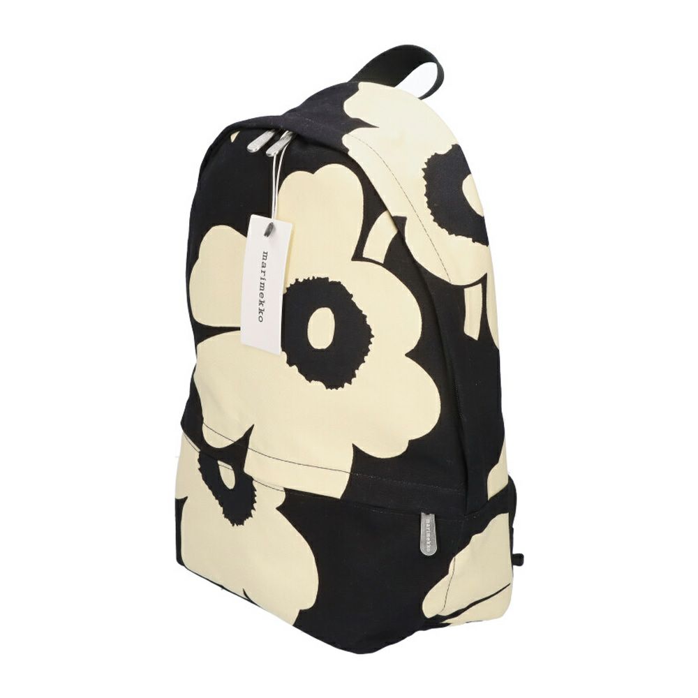 マリメッコ リュックサック ENNI JUHLA UNIKKO 90565 ブラック×イエロー系(920 BLACK/LIGHT YELLOW) MARIMEKKO  【同梱不可】【ギフト不可】【RSL】
