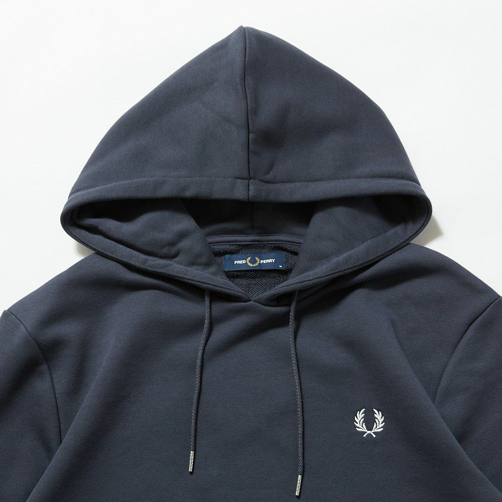 フレッドペリー ワンポイントロゴ パーカー Tipped Hooded Sweatshirt M2643 FRED PERRY