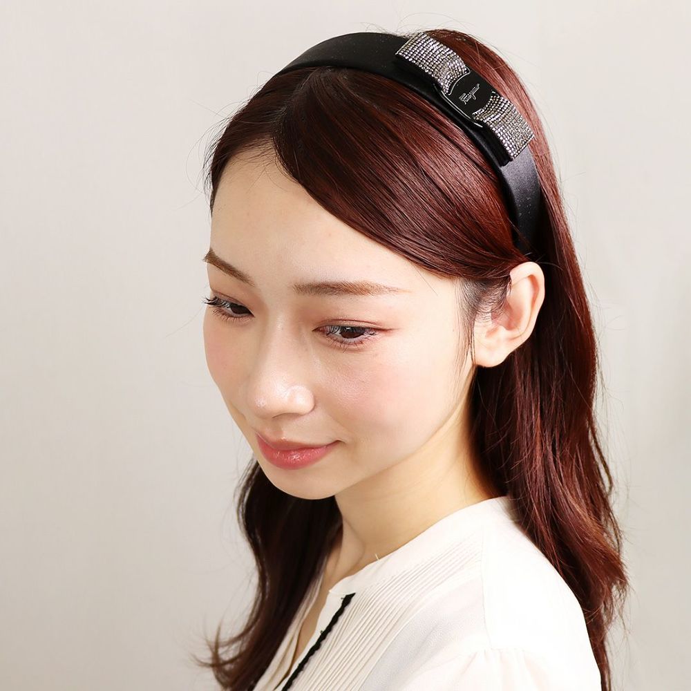 フェラガモ ヘアバンド カチューシャ 【VARA：ヴァラ】 347600 0727768 BLACK ブラック(BLACK) FERRAGAMO |  海外ブランド・ファッション通販 | X-SELL エクセル