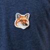 メゾンキツネ MAISON KITSUNE メンズTシャツ 【FOX HEAD PATCH：フォックスヘッド パッチ】 IM00111KJ0008 H481 NAVY MELANGE