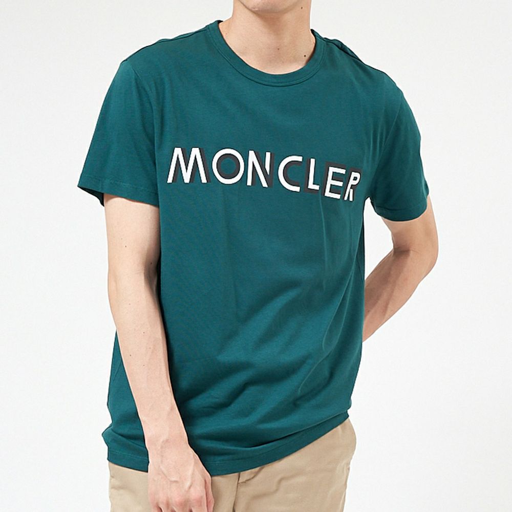 モンクレール MONCLER メンズ Tシャツ 8C759 10 8390T 868 KHAKI GREEN