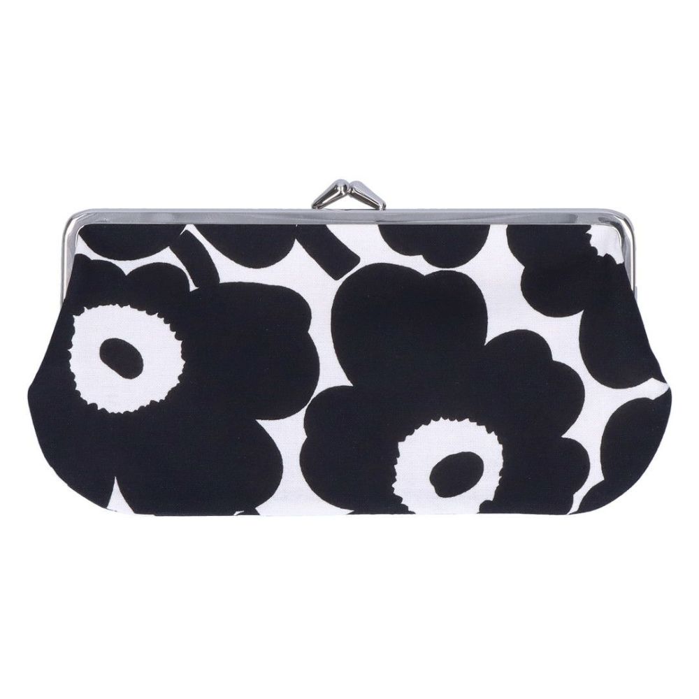 マリメッコ がま口型長財布 マルチポーチ MARIMEKKO 027003 030 MINI UNIKKO ミニウニッコ ブラック 【ゆうパケ可】【同梱不可】【ギフト不可】【RSL】