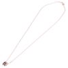 エルメス HERMES ネックレス ポップアッシュH ミニ H147992FO NOIR/PINK GOLD