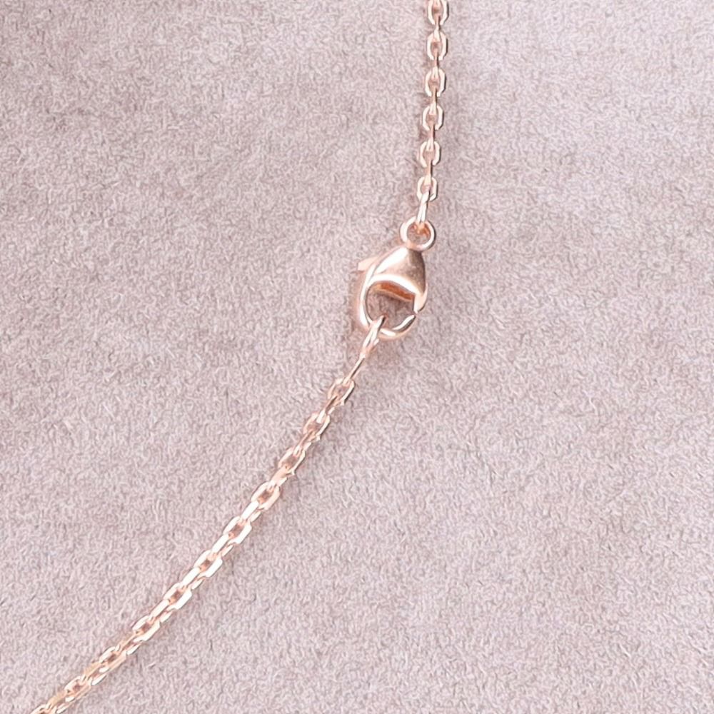 エルメス HERMES ネックレス ポップアッシュH ミニ H147992FO NOIR/PINK GOLD