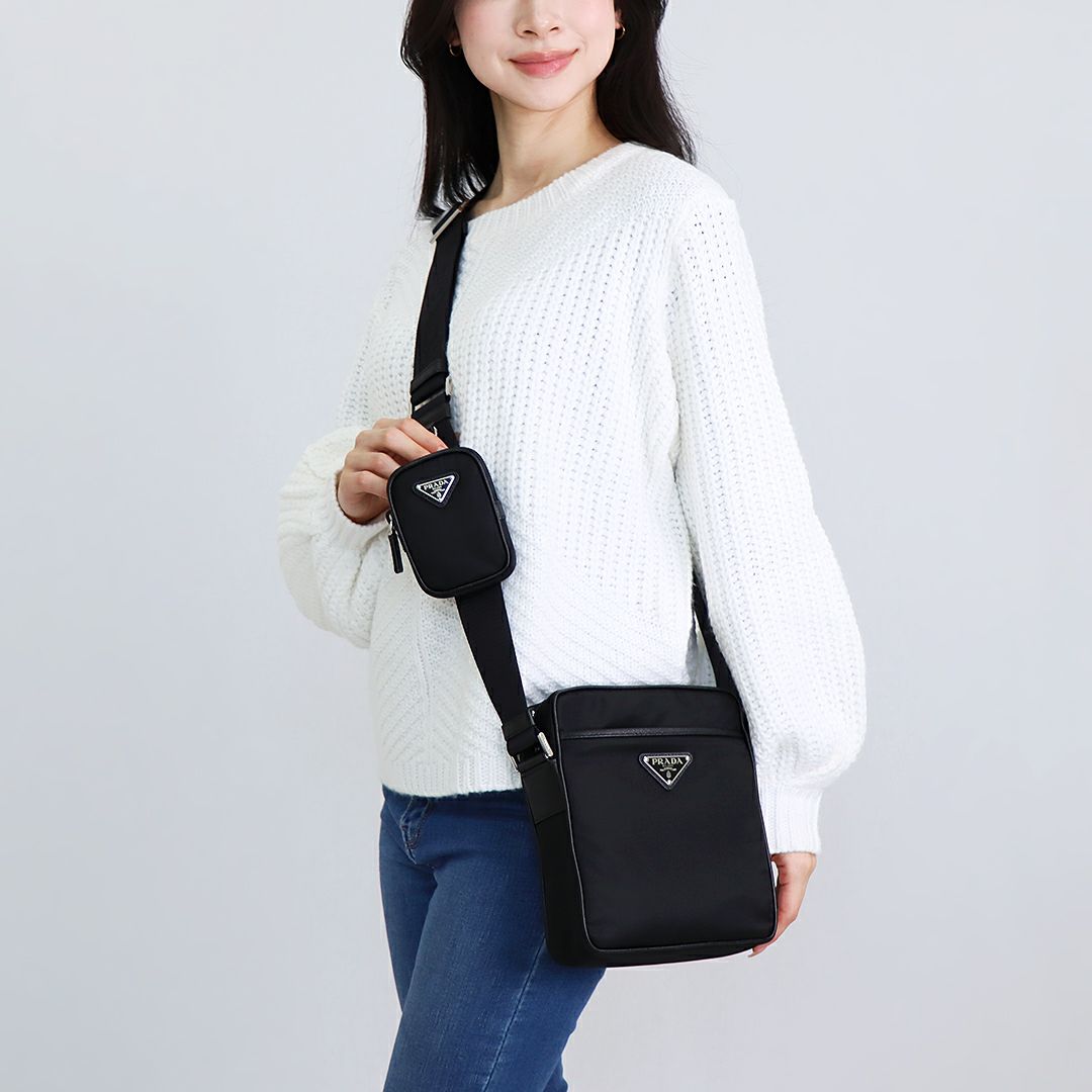 プラダ PRADA メッセンジャーバッグ 2VH022 カバン 肩掛けバッグ  