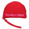 シーバイクロエ SEE BY CHLOE エコバッグ トートバッグ CHS22UP982 B62 レッド系(673 SHINY RED)