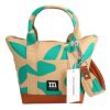 マリメッコ MARIMEKKO 2WAYバッグ VIITA IHASTUA 90998 860 BEIGE/GREEN 【同梱不可】【ギフト不可】【RSL】