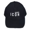 ディースクエアード DSQUARED2 キャップ 帽子 BE ICON BASEBALL CAP BCM0413 05C04312 ブラック(M063 BLACK/WHITE)