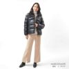 モンクレール MONCLER レディース ダウンジャケット AUBERT 1A000 47 539AQ ブラック(999)