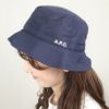 アーペーセー A.P.C. 帽子 ハット PAAES M24096 IAJ ネイビー系(MARINE)