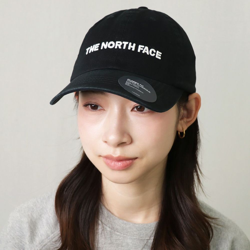 ノースフェイス THE NORTH FACE キャップ MOUTAIN ESSENTIALS NF0A5FY1 ブラック(JK3 BLACK) HORIZONTAL EMBRO BALLCAP